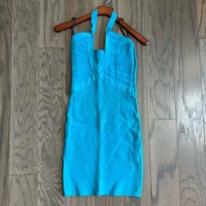 Bebe mini blue dress